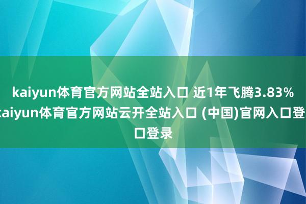 kaiyun体育官方网站全站入口 近1年飞腾3.83%-kaiyun体育官方网站云开全站入口 (中国)官网入口登录